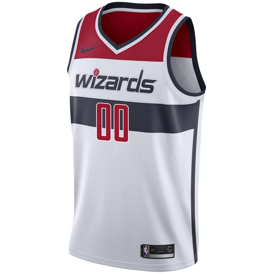 Alternative view of Wizards White Custom Jersey nike - Nike Wizards White Jersey