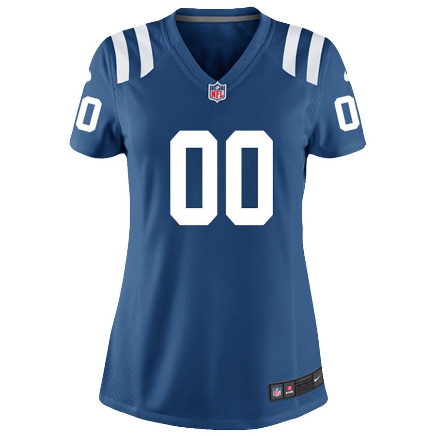 Alternative view of women Nike Colts Blue Custom Jersey - Nike Colts Blue Custom Jersey