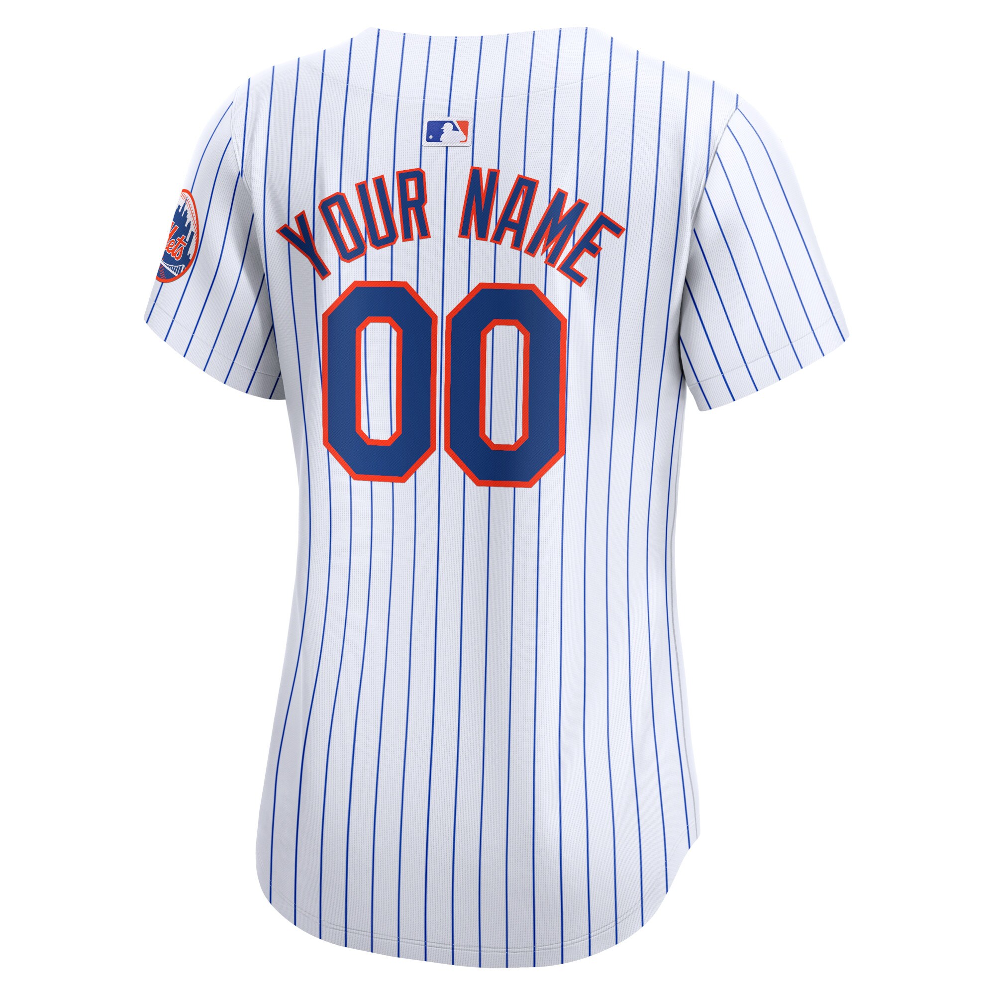 Alternative view of women Nike Mets Pinstripe Jersey - Nike Mets Pinstripe Jersey