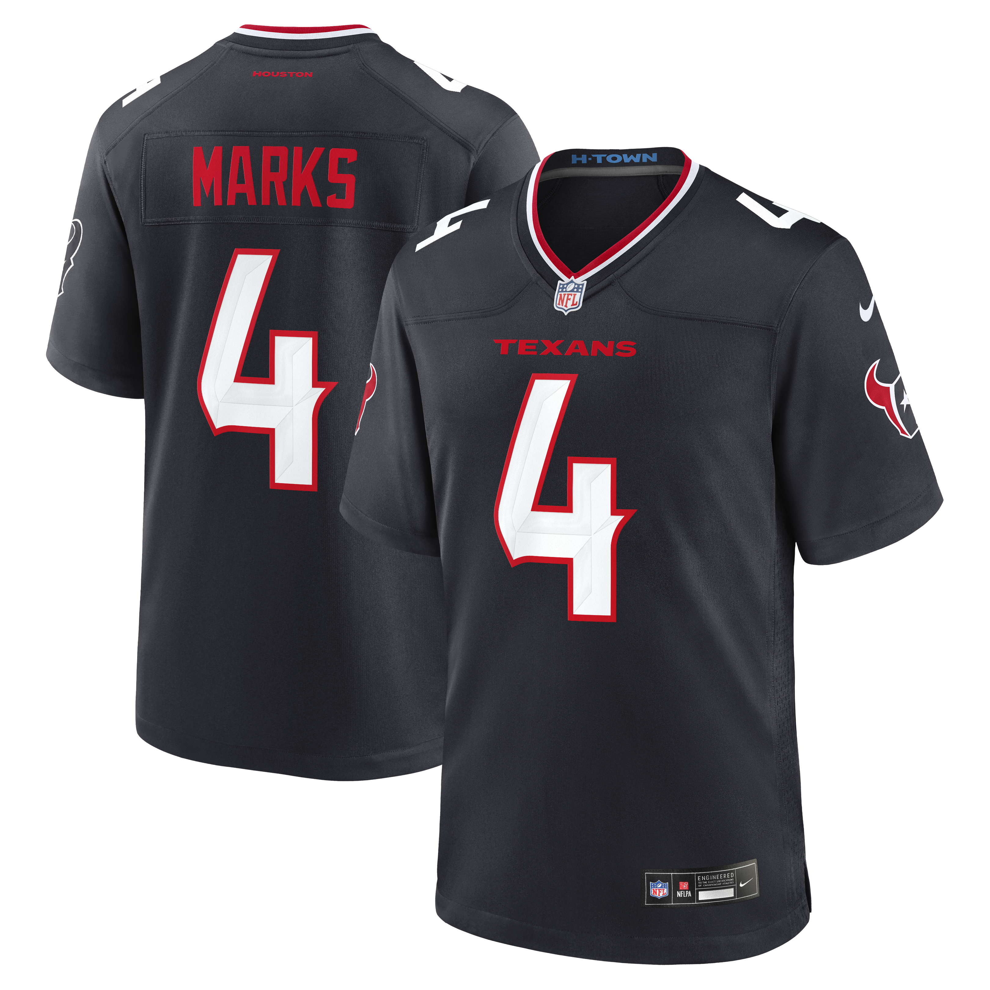 Woody Marks Houston Texans Team Game Jersey - Navy