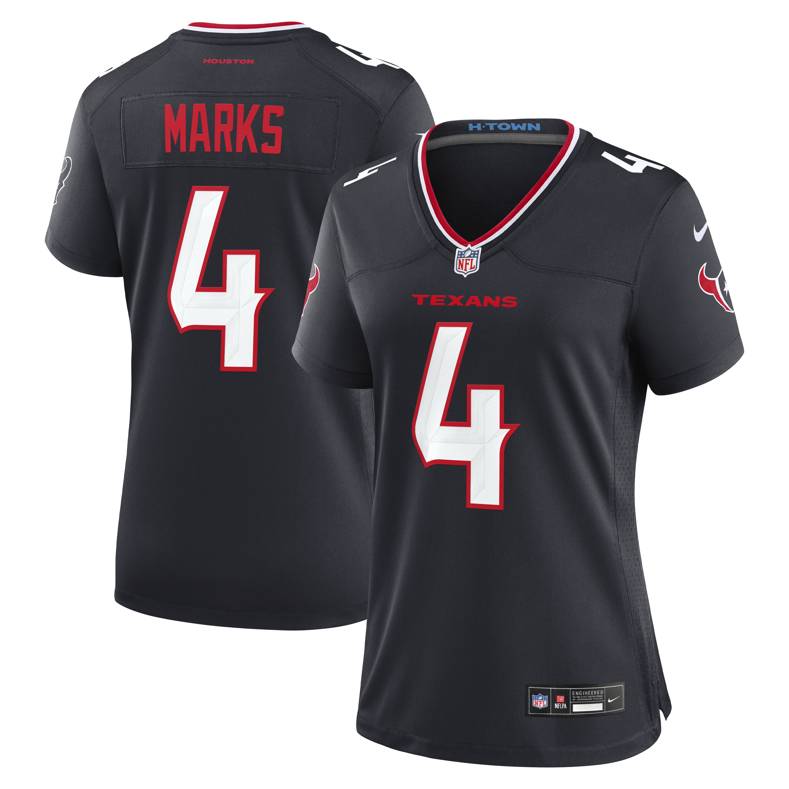Woody Marks Houston Texans Women's Team Game Jersey - Navy