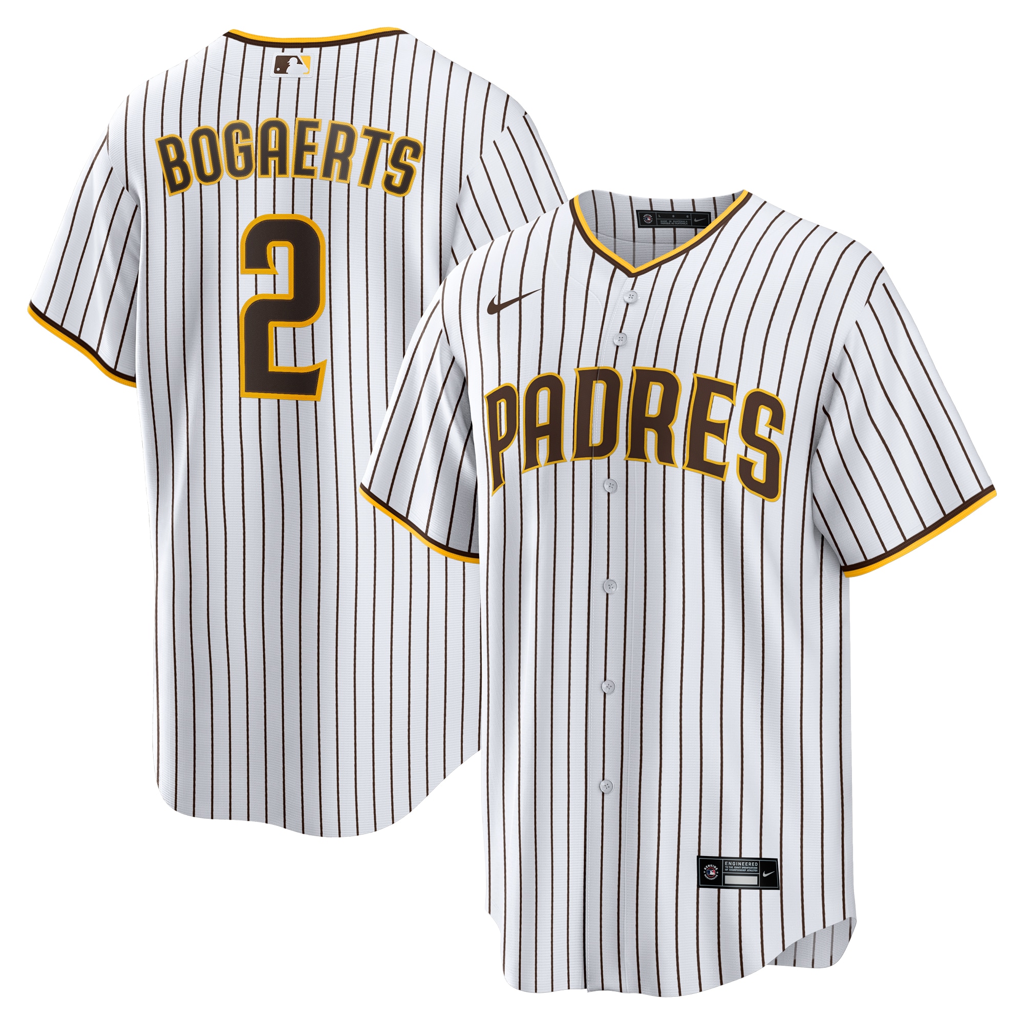 Xander Bogaerts San Diego Padres Home Official Player Jersey - White/Brown