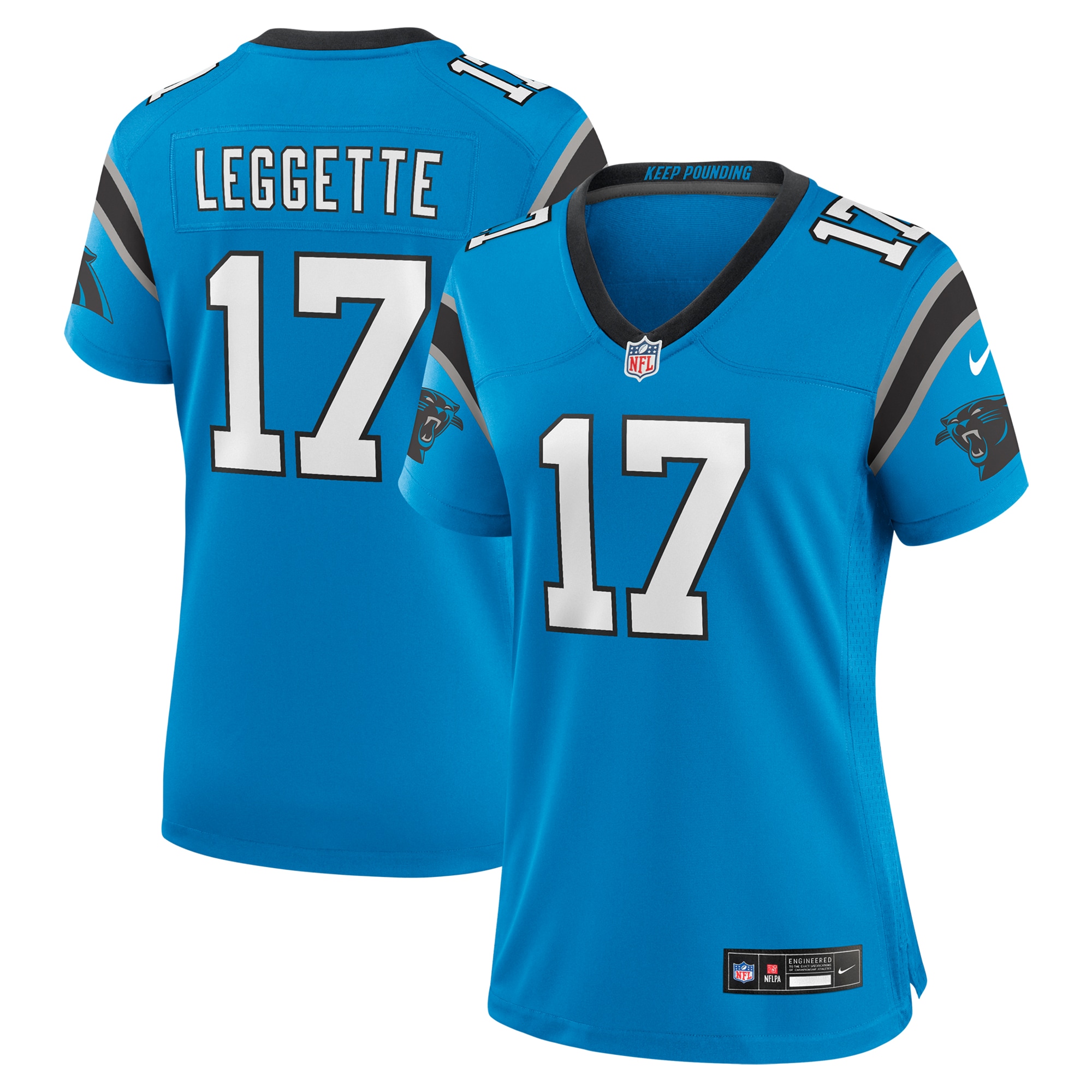 Xavier Legette Carolina Panthers Women's Alternate Game Jersey - Blue