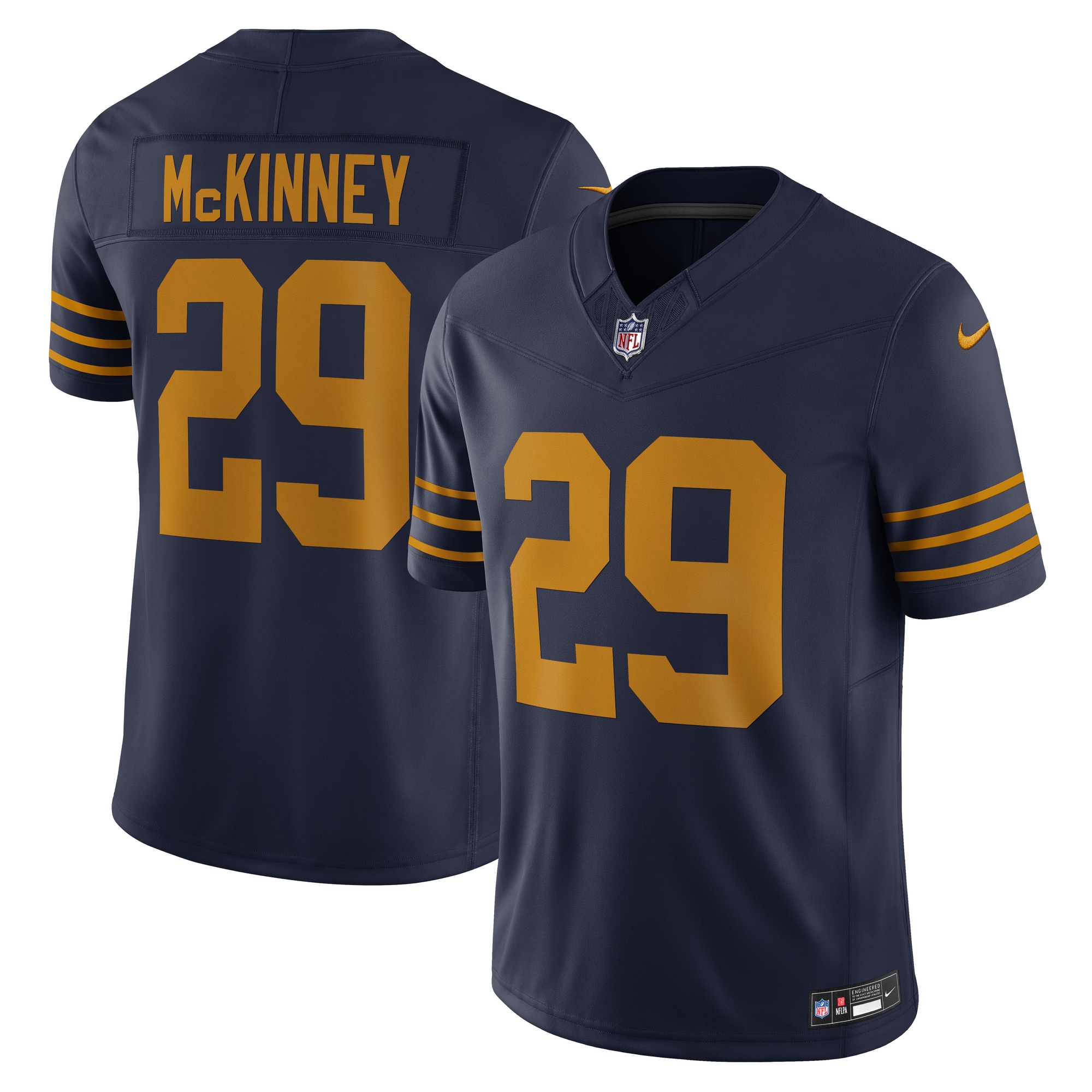 Xavier McKinney Green Bay Packers The 1923 Classic Vapor F.U.S.E. Limited Jersey - Navy