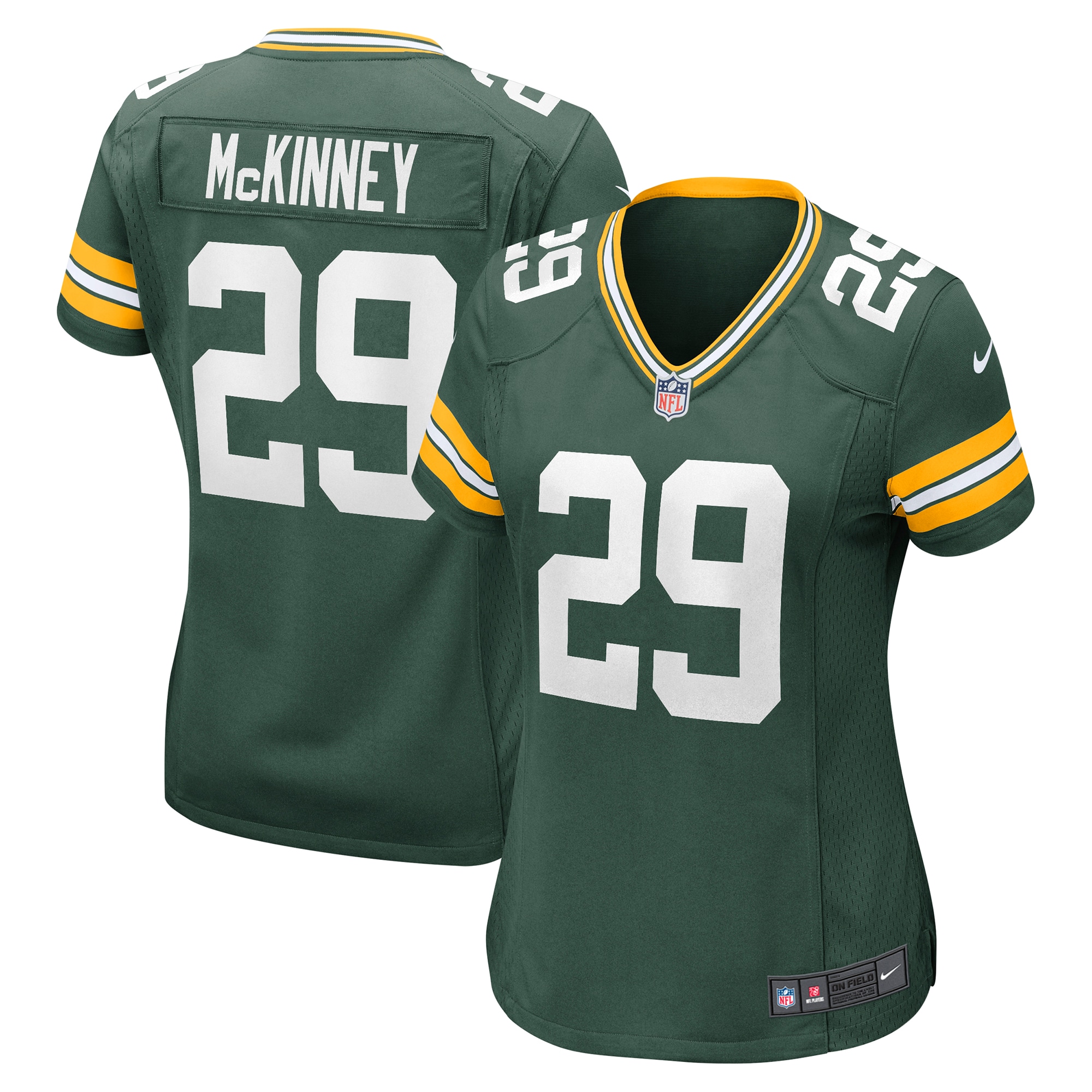 Xavier McKinney Green Bay Packers Women's Team Game Jersey - Green