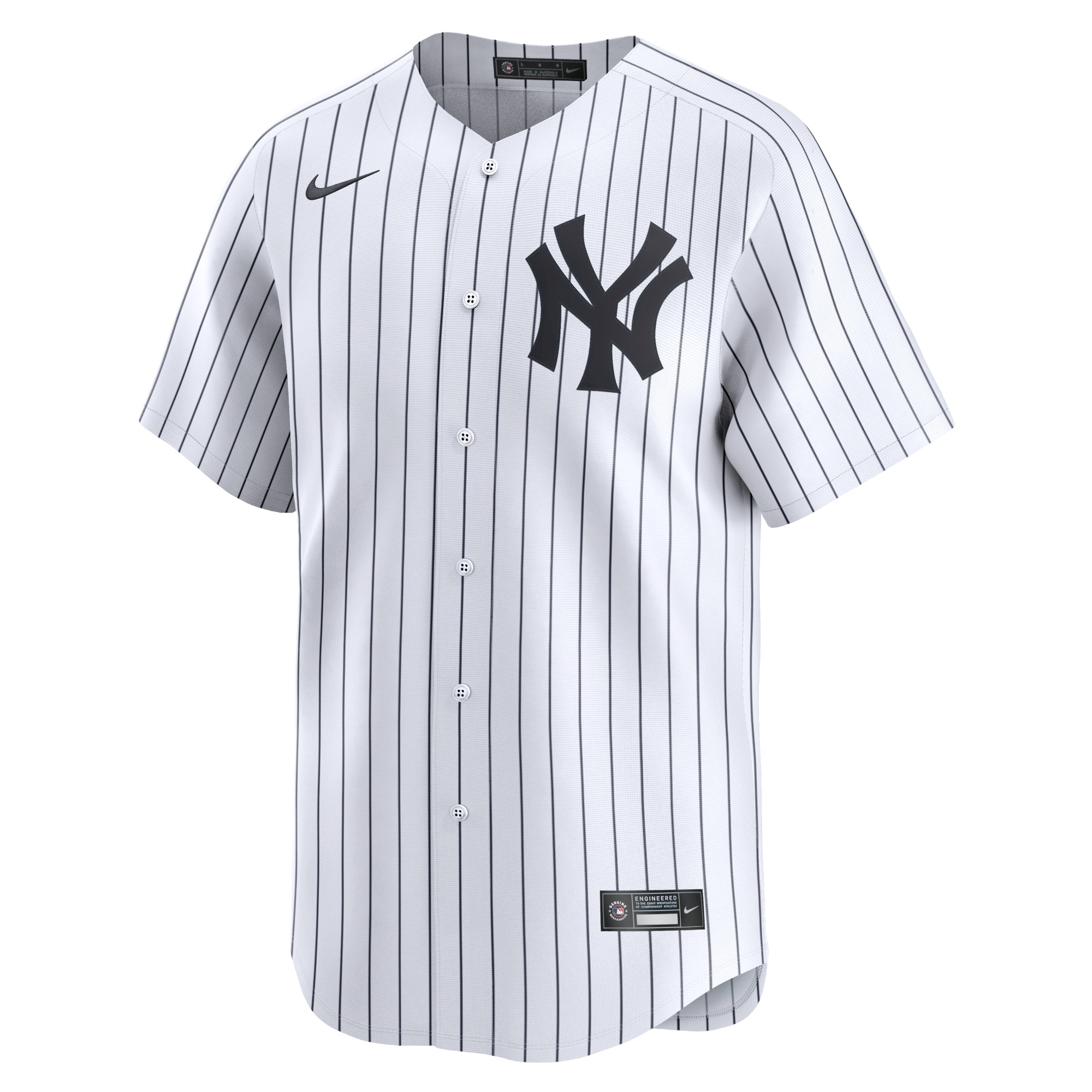 Alternative view of Yankees Custom Pinstripe Jersey - Nike - Personalized MLB