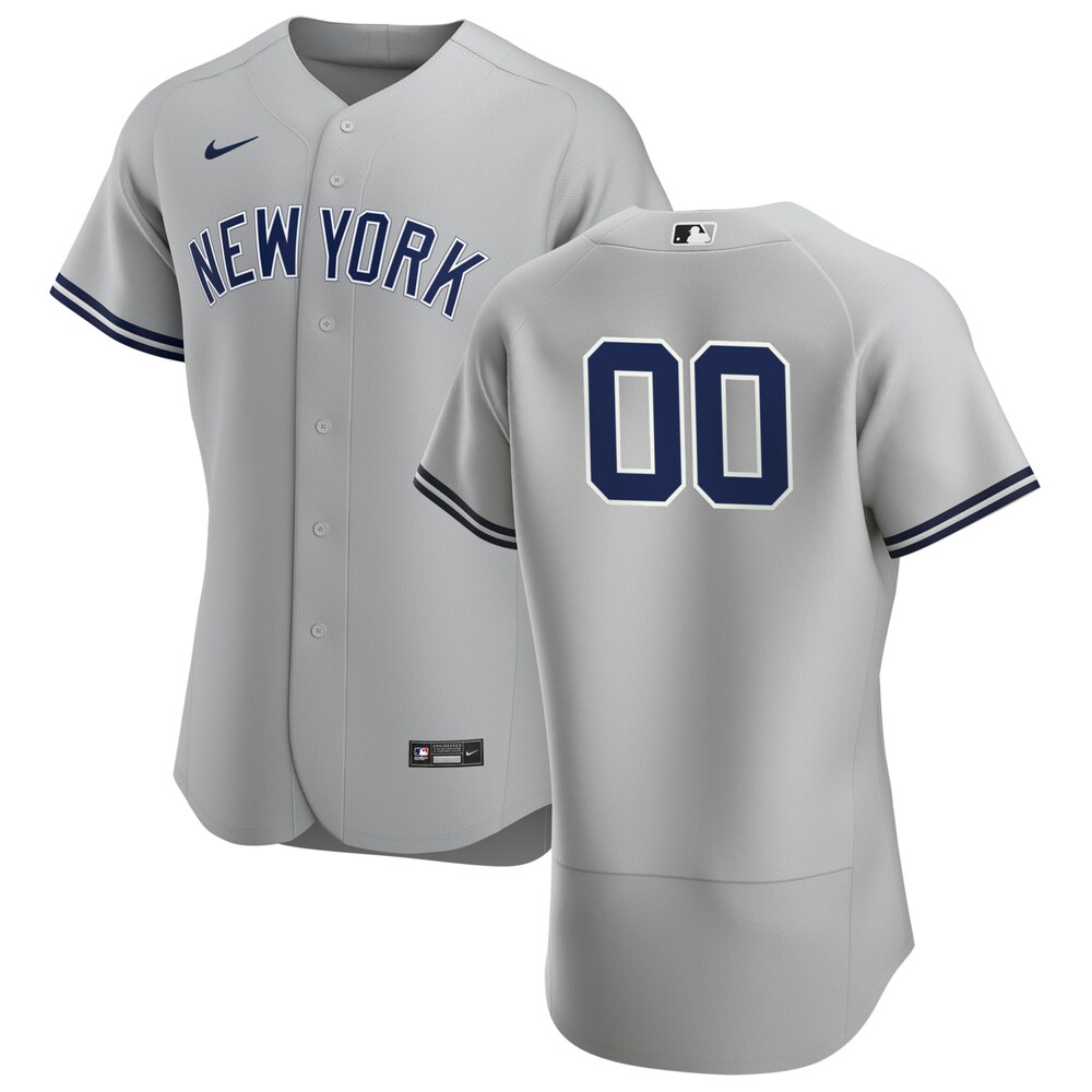 Yankees Gray Replica Jersey - Nike - Custom MLB Edition
