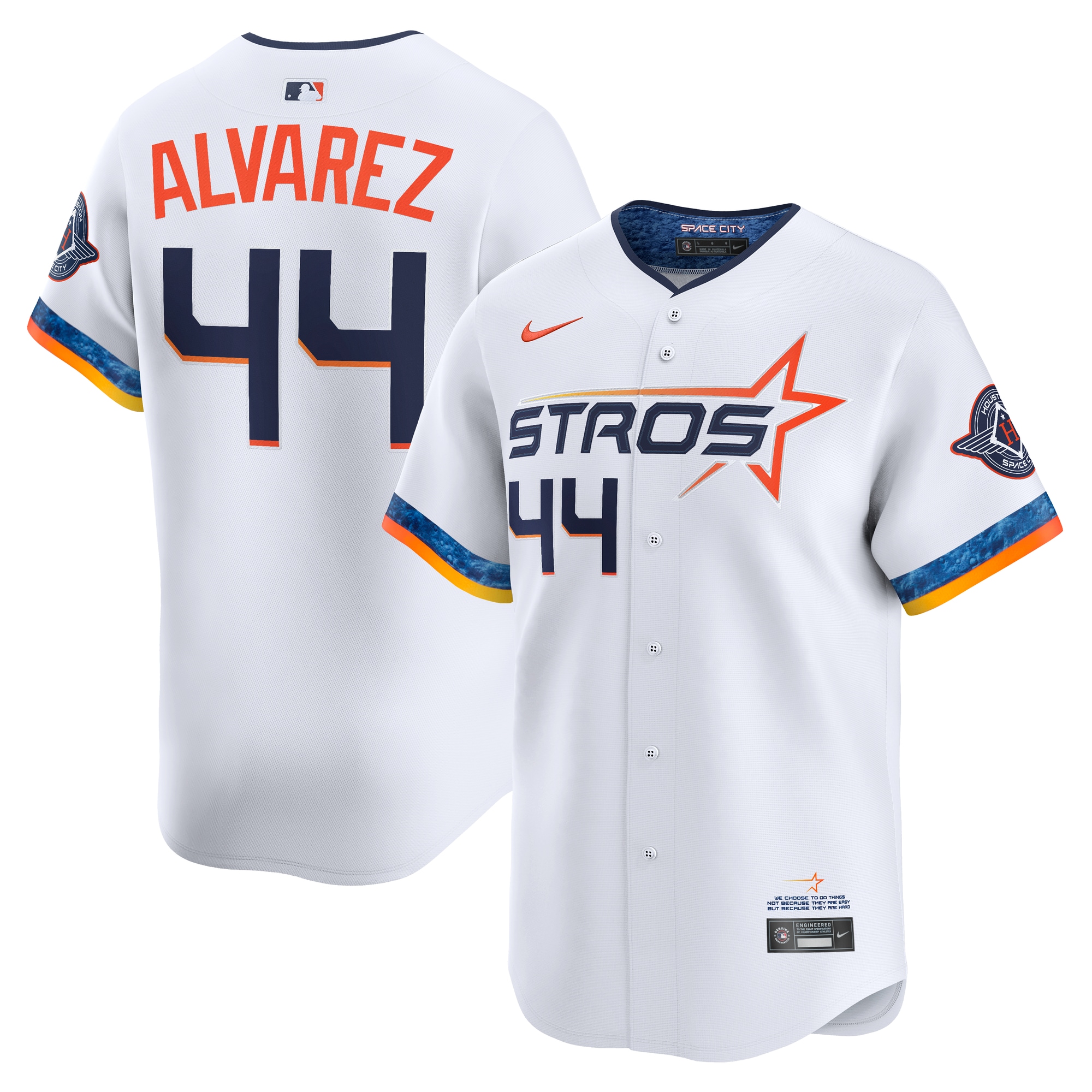 Yordan Alvarez Houston Astros 2025 City Connect Limited Player Jersey - White