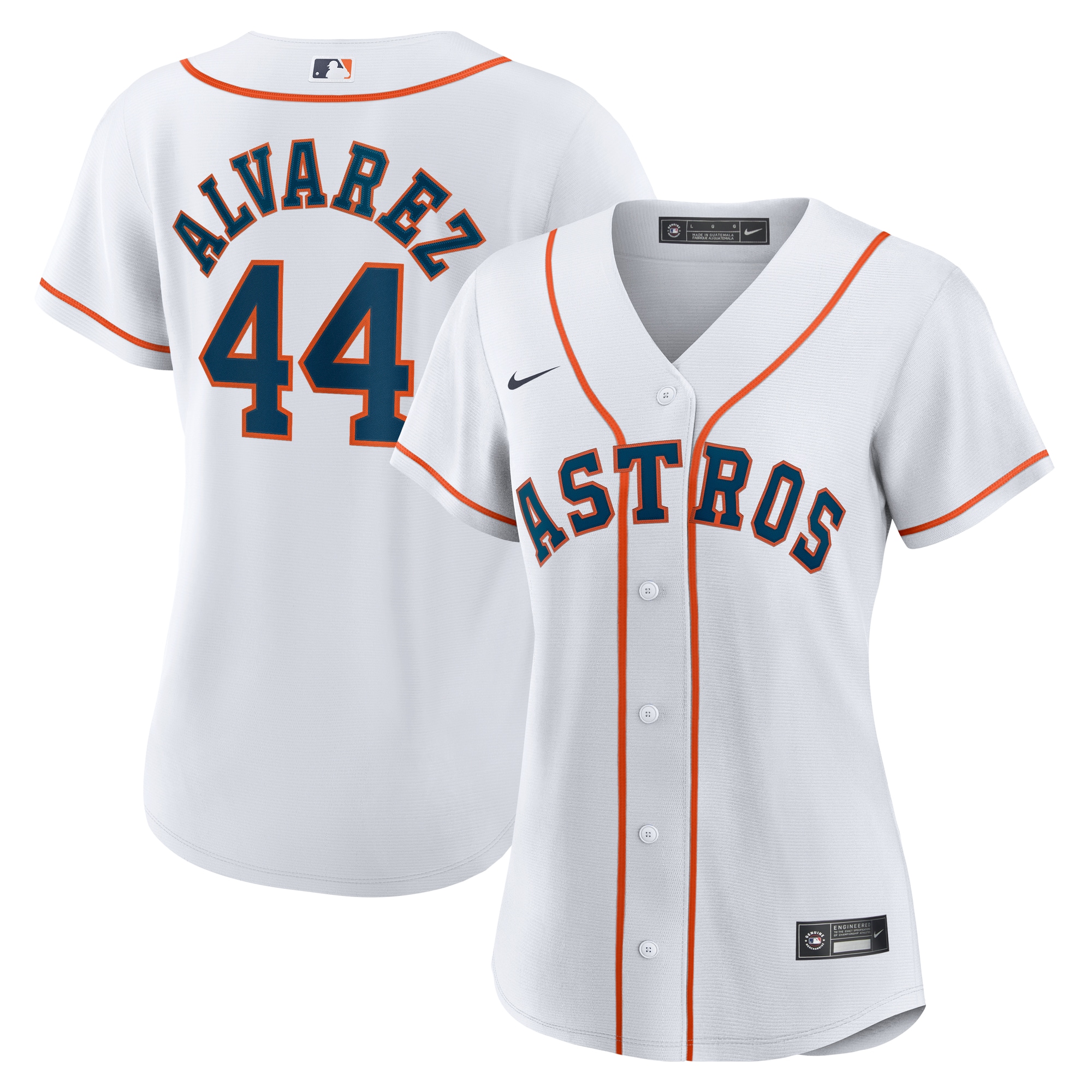 Yordan Alvarez Houston Astros Women's Home Jersey - White
