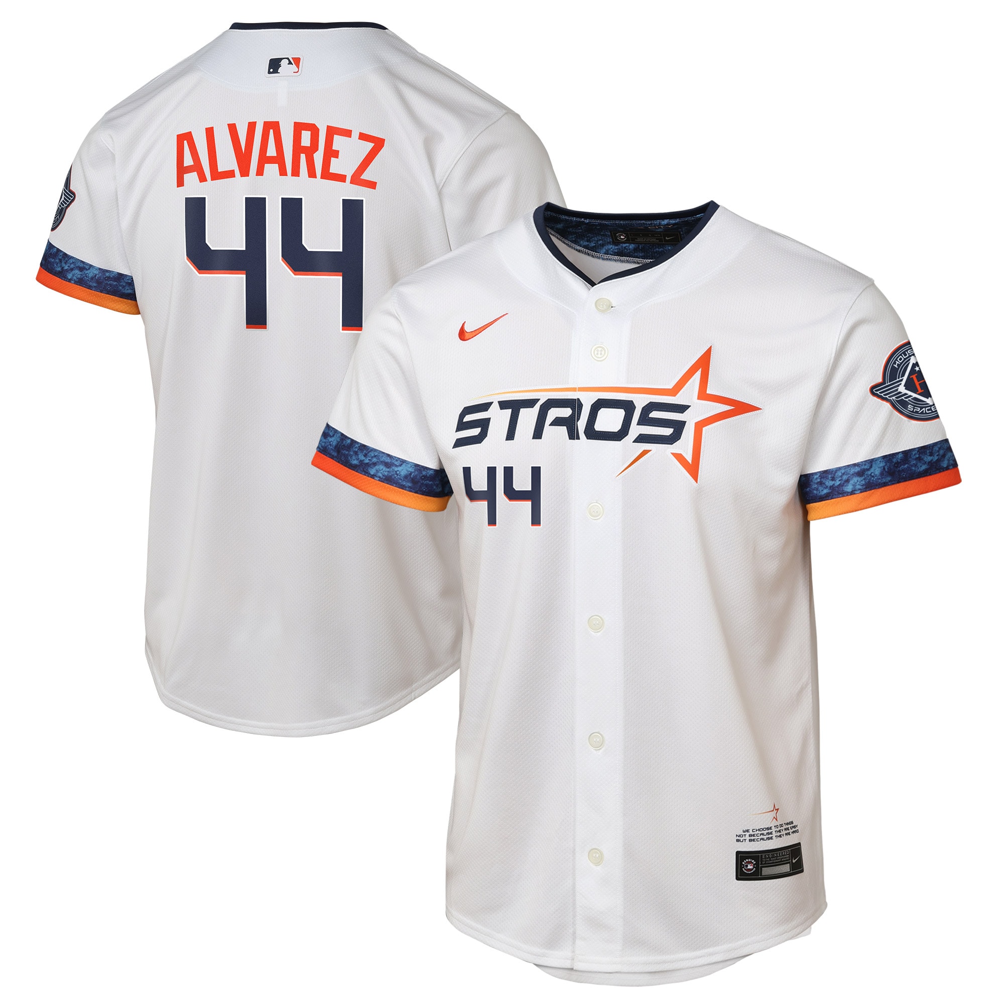 Yordan Alvarez Houston Astros Youth 2025 City Connect Limited Player Jersey - White