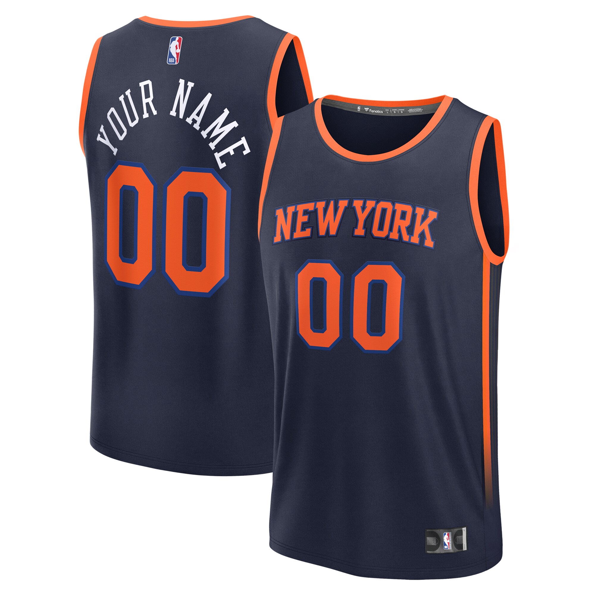 york Fanatics Knicks Navy Jersey - Fanatics New York Knicks Navy