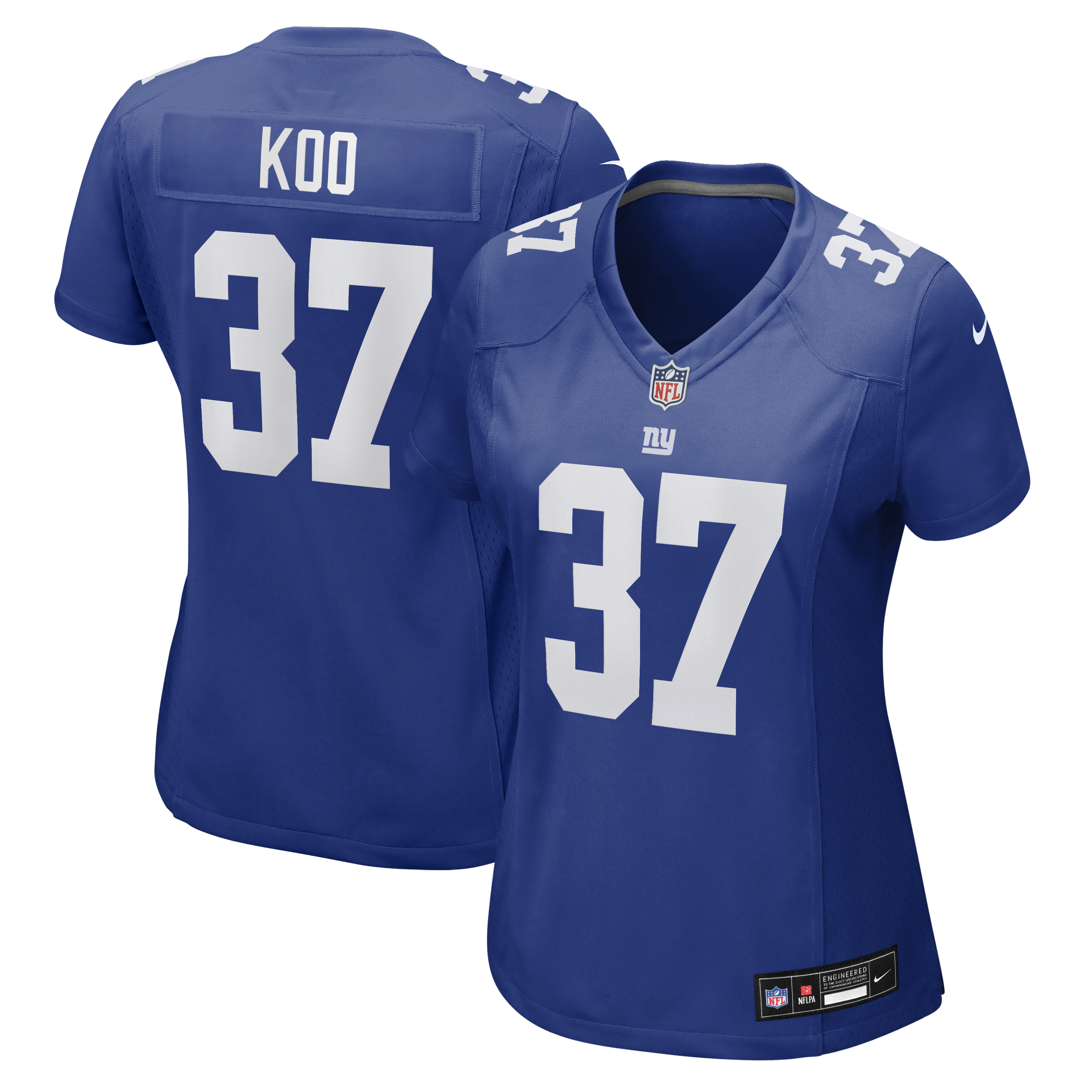 Younghoe Koo New York Giants Women's Team Game Jersey - Royal