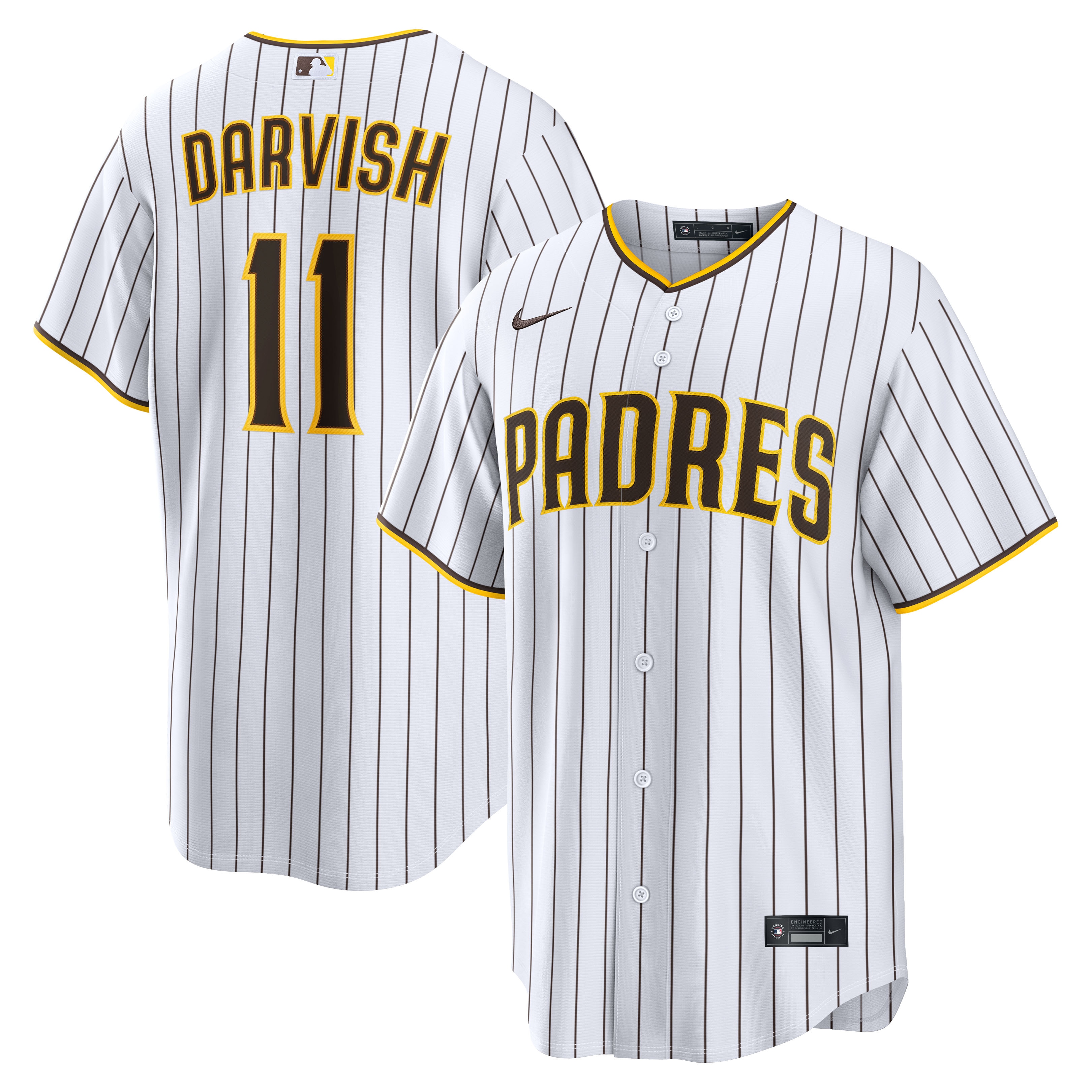Yu Darvish San Diego Padres Home Jersey - White