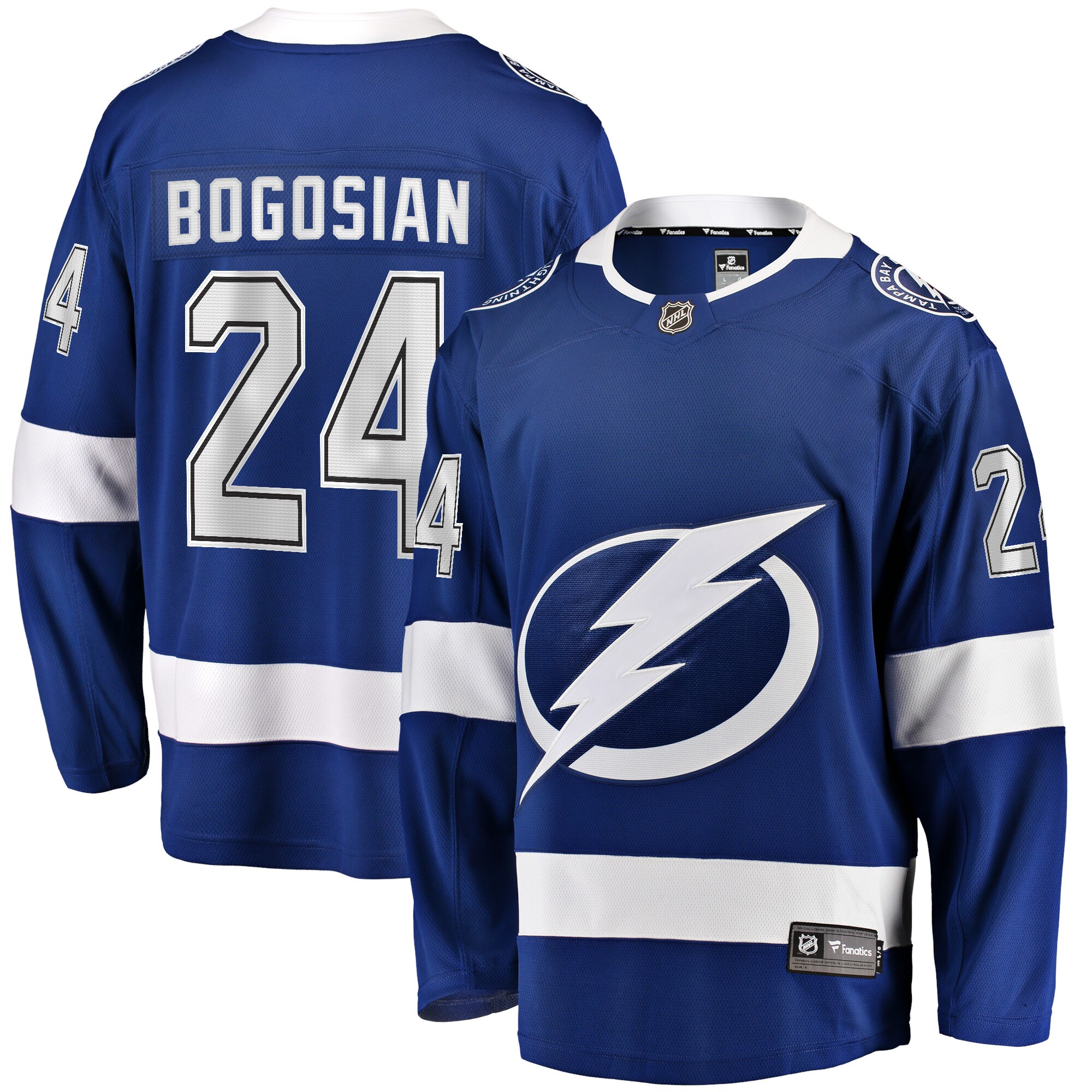 Zach Bogosian Tampa Bay Lightning Fanatics Home Breakaway Player Jersey - Blue