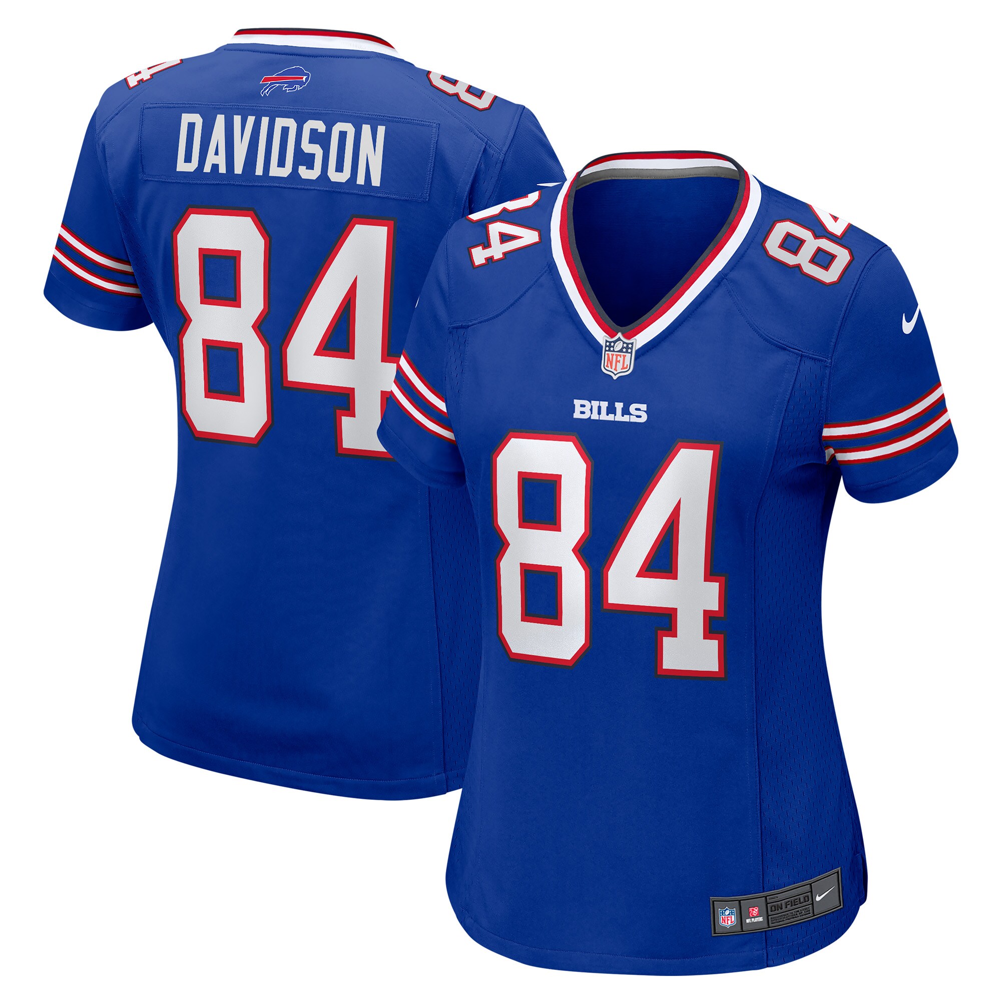 Zach Davidson Buffalo Bills Women's Game Player Jersey - Royal