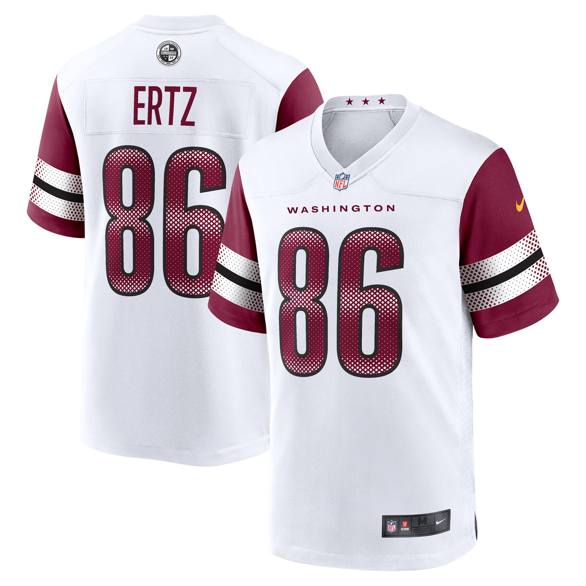Zach Ertz Washington Commanders Game Jersey - White