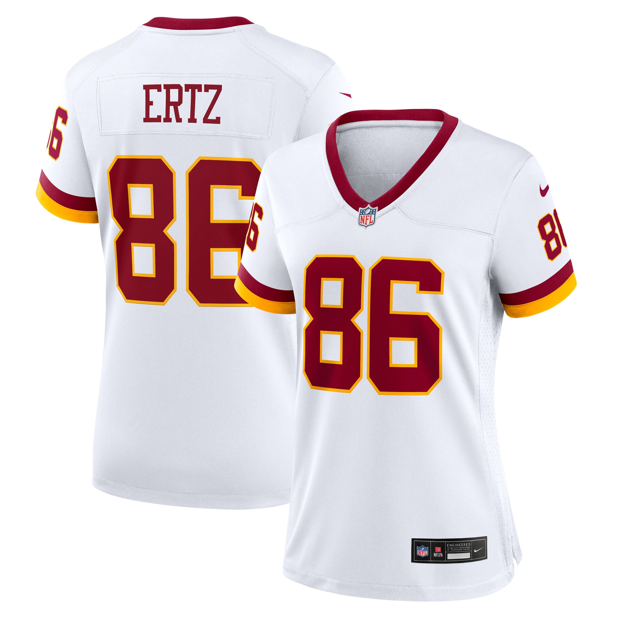 Zach Ertz Washington Commanders Women's Game Super Bowl Era Jersey - White