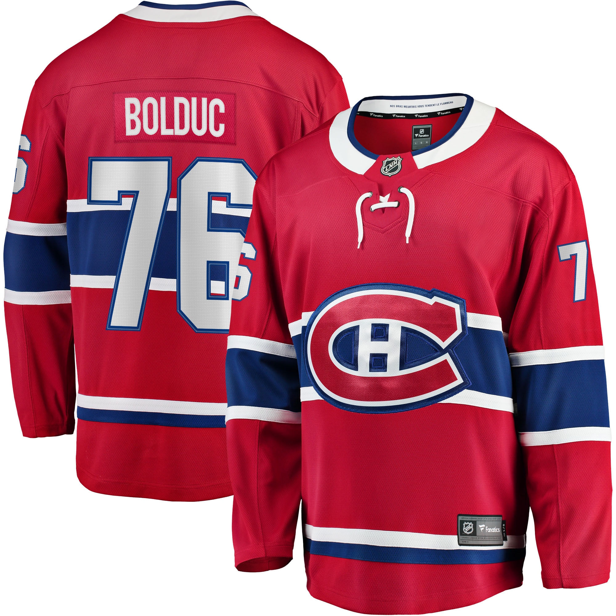 Zack Bolduc Montreal Canadiens Fanatics Home Breakaway Jersey - Red