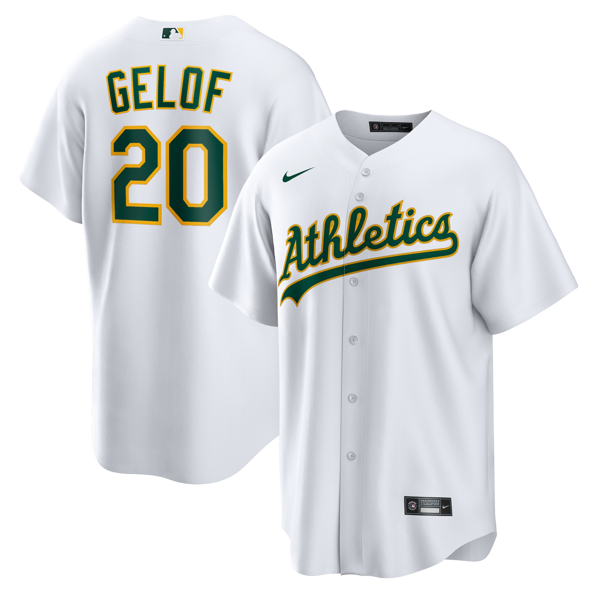 Zack Gelof Athletics Home Jersey - White