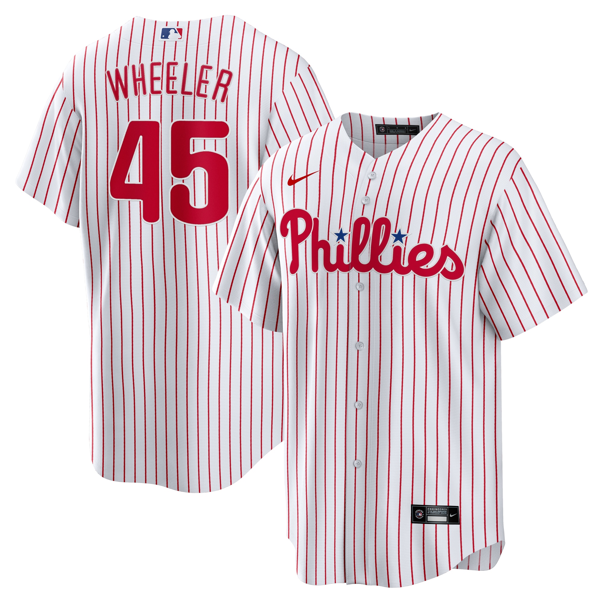 Zack Wheeler Philadelphia Phillies Home Jersey - White