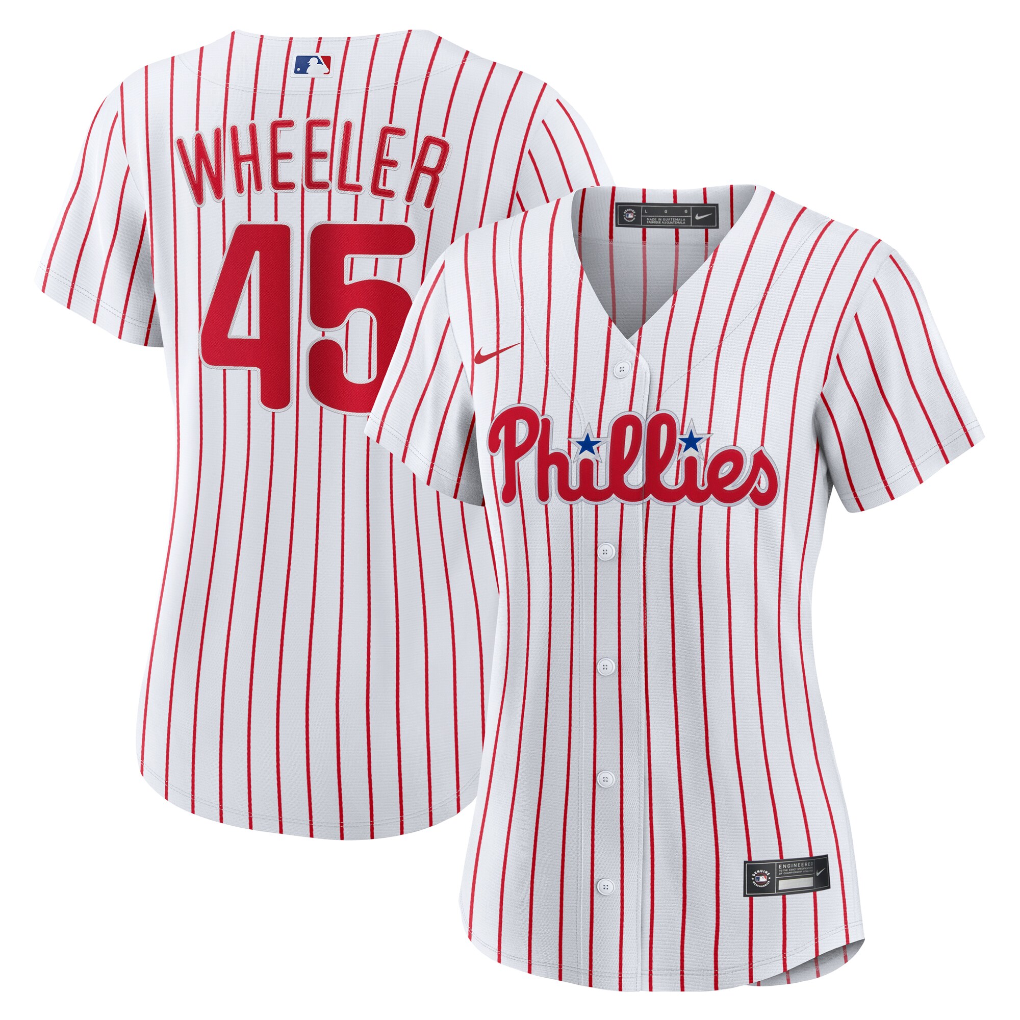 Zack Wheeler Philadelphia Phillies Women's Home Jersey - White