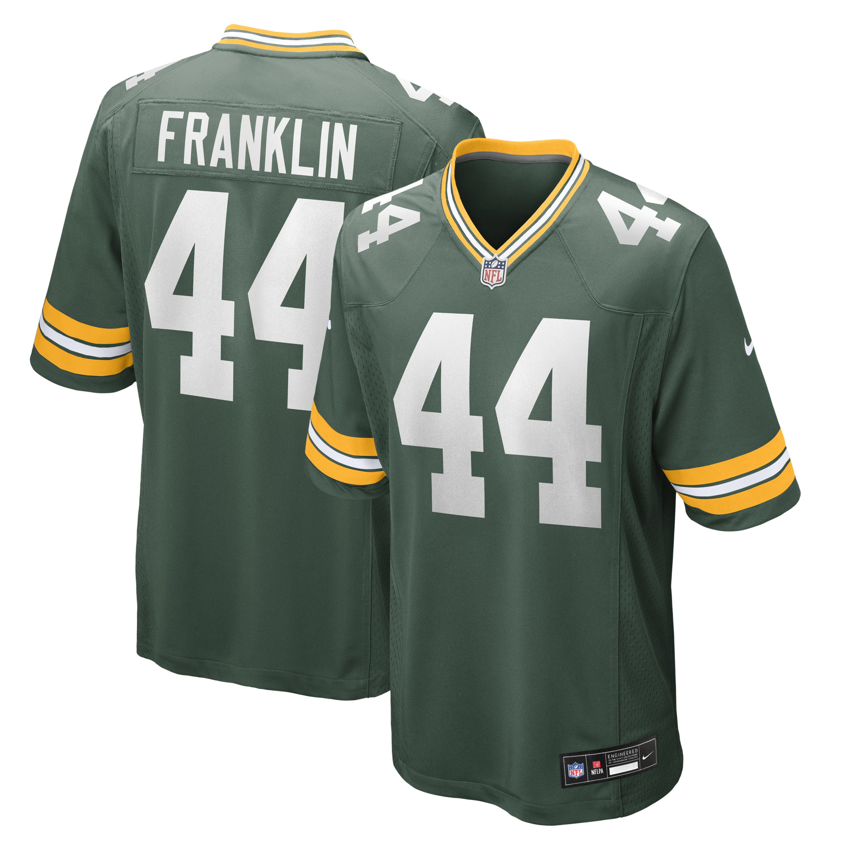 Zaire Franklin Green Bay Packers Game Jersey - Green