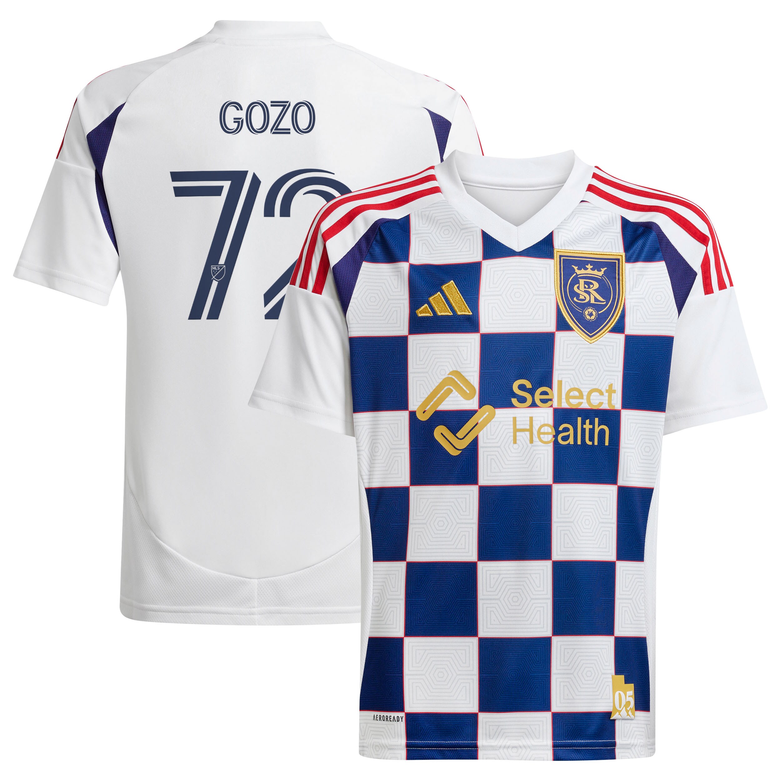 Zavier Gozo Real Salt Lake 2025 Grid City Jersey - White