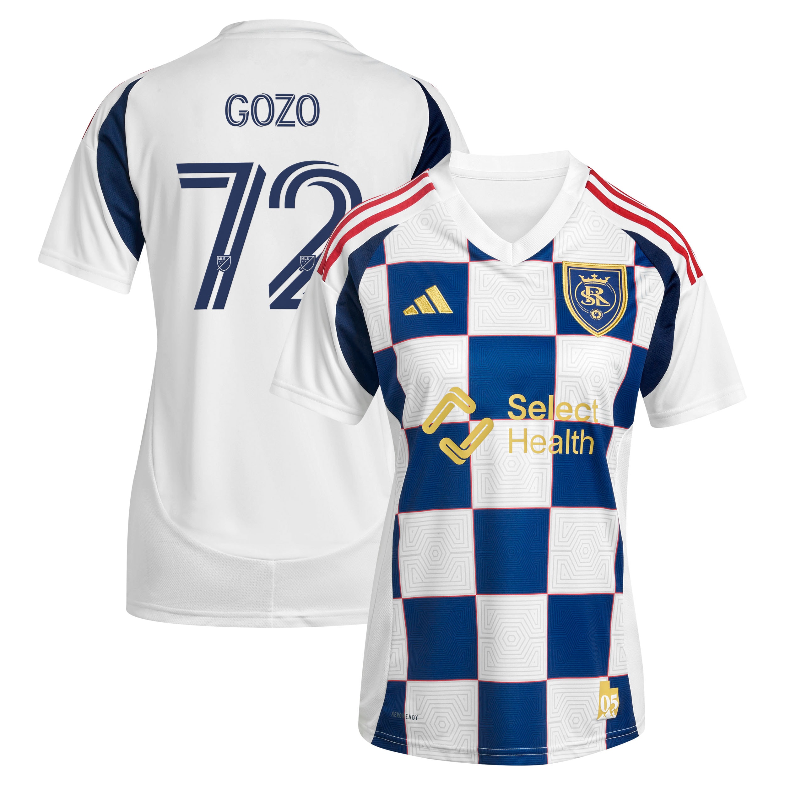 Zavier Gozo Real Salt Lake Women's 2025 Grid City Jersey - White