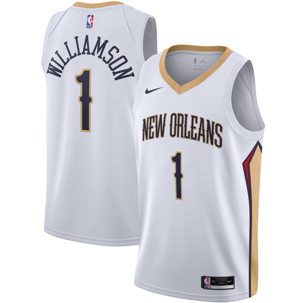 Zion Williamson New Orleans Pelicans 2020/21 Swingman Jersey - White - Association Edition