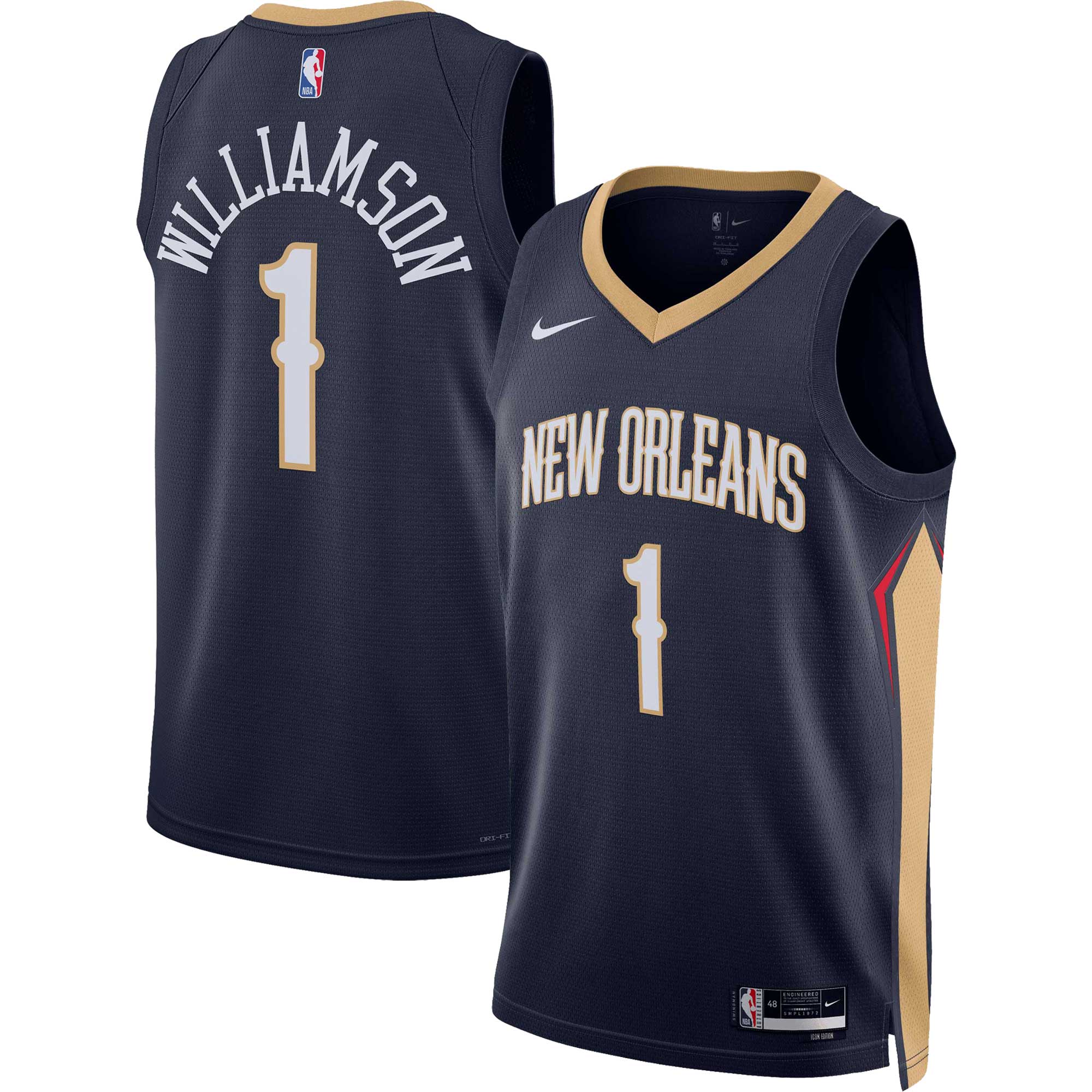Zion Williamson New Orleans Pelicans Unisex Swingman Jersey - Icon Edition