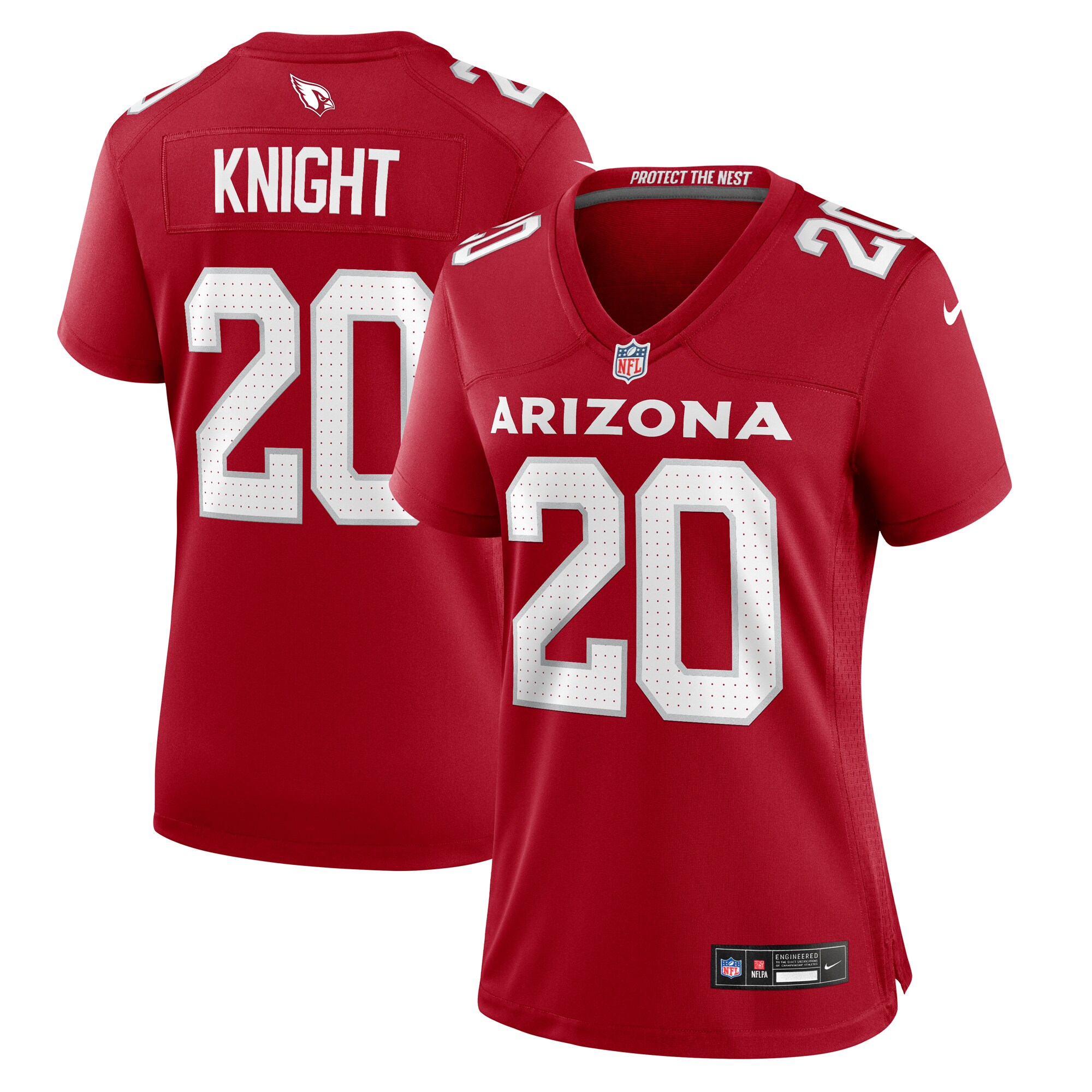 Zonovan Knight Arizona Cardinals Women's Team Game Jersey - Cardinal